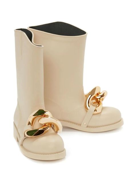 JW Anderson Chain low-heel wellies - Neutrals - zdjęcie produktu nr 2