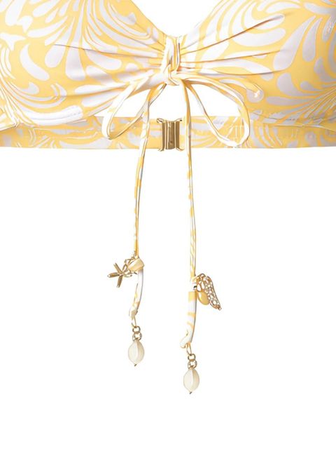 TWINSET floral-print push-up bikini top - Yellow - zdjęcie produktu nr 2