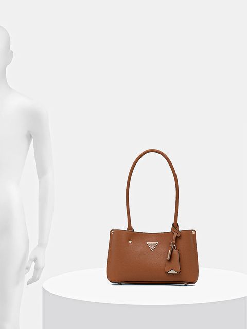 Guess torebka MERIDIAN kolor brązowy HWBG69 74090