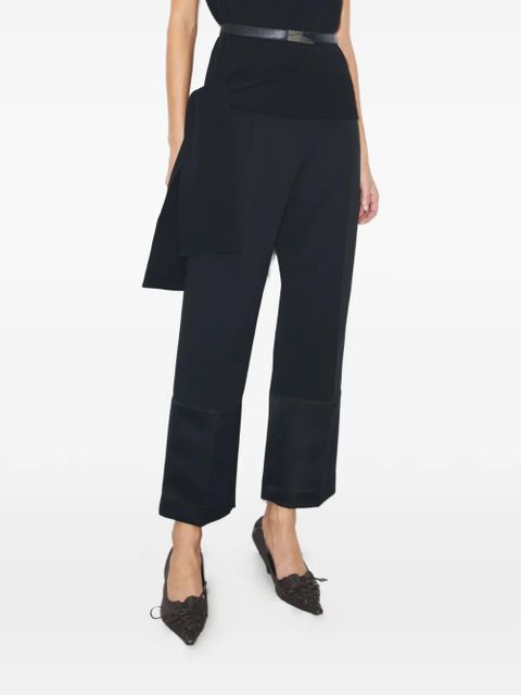 Tory Burch cropped trousers - Black