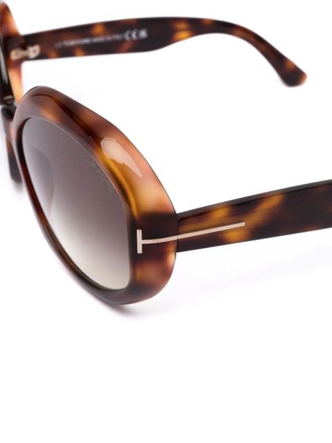 TOM FORD Eyewear Georgia-02 gradient sunglasses - Brown