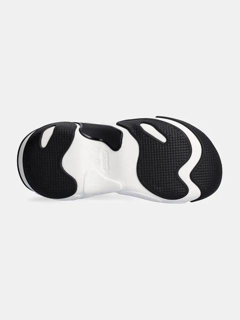 Crocs klapki Bubble Crush Clog damskie kolor biały na platformie 210061