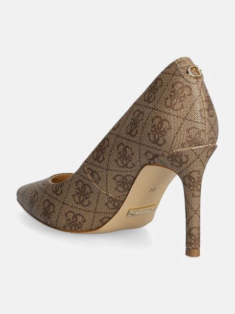 Guess szpilki DABBEY 2 kolor brązowy FLTDB2 FAL08