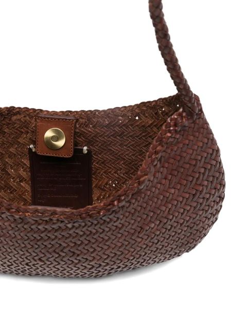 DRAGON DIFFUSION Nova Luna braided-handle tote bag - Brown