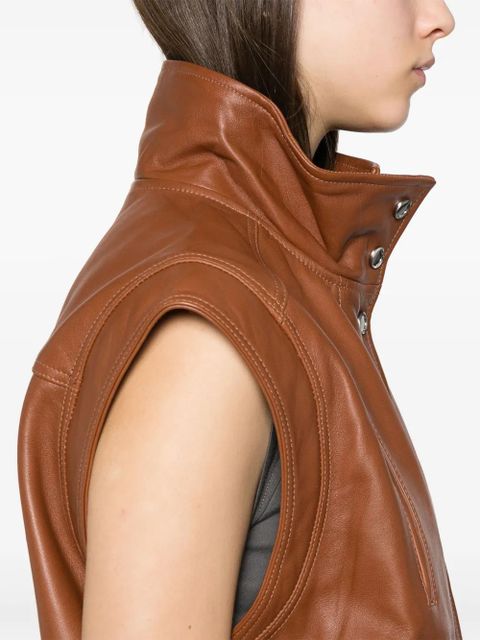 PINKO Gambia gilet - Brown