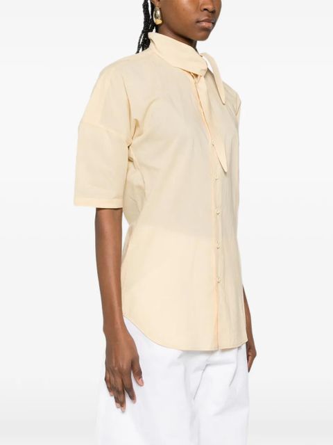 LEMAIRE foulard short-sleeve shirt - Yellow