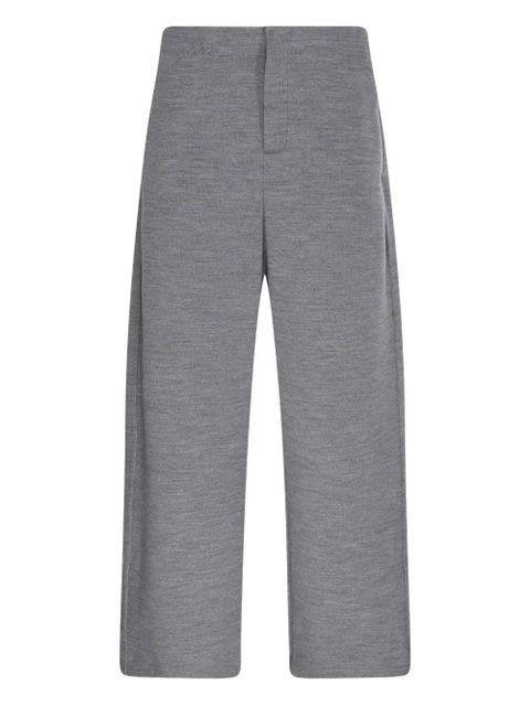 Max Mara concealed-fastening wide-leg trousers - Grey - zdjęcie produktu nr 1