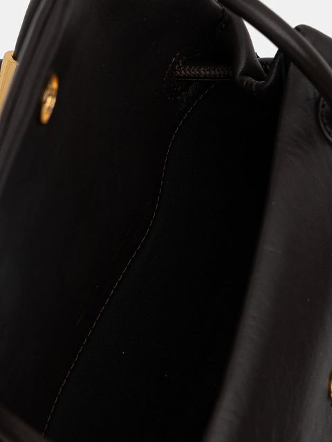 Trussardi torebka skórzana kolor brązowy Z610E005987N