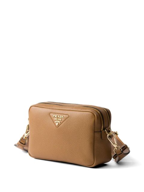 Prada small leather shoulder bag - Brown