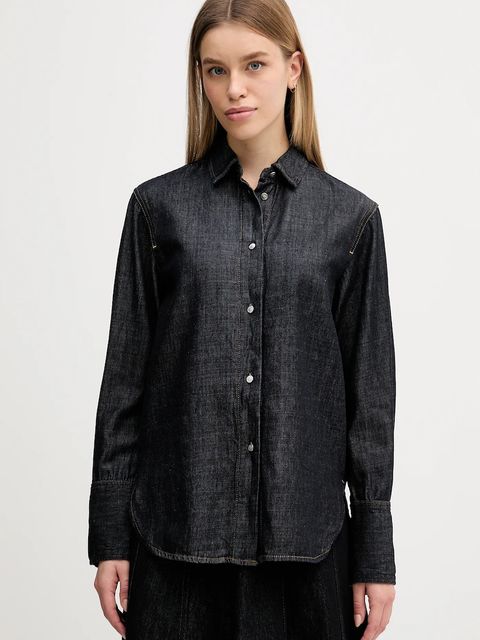 Tommy Hilfiger spódnica kolor granatowy midi rozkloszowana WW0WW47730 - zdjęcie produktu nr 1