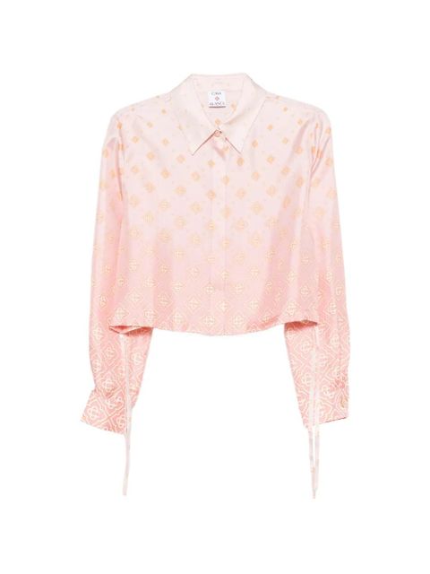 Casablanca monogram degradé shirt - Pink - zdjęcie produktu nr 1
