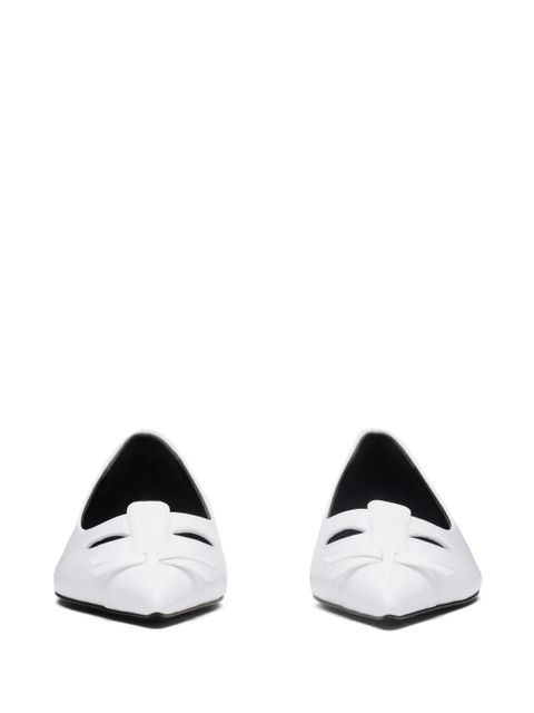 Marc Jacobs The Leather Kat ballerina flats - White