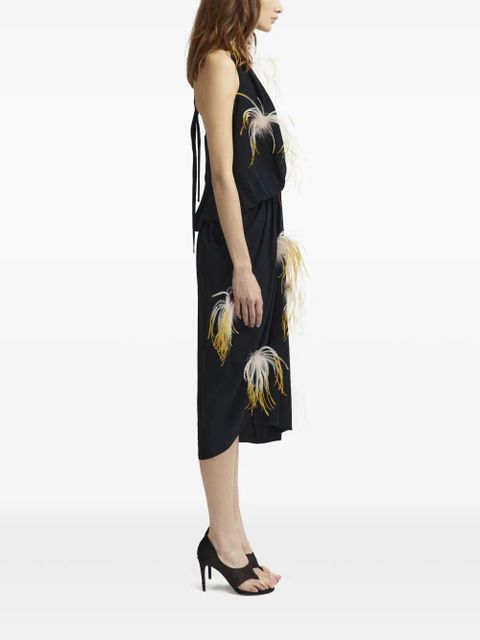 16Arlington Vide midi dress - Black