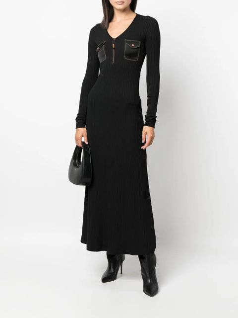 Diesel pocket-detal panelled dress - Black - zdjęcie produktu nr 2
