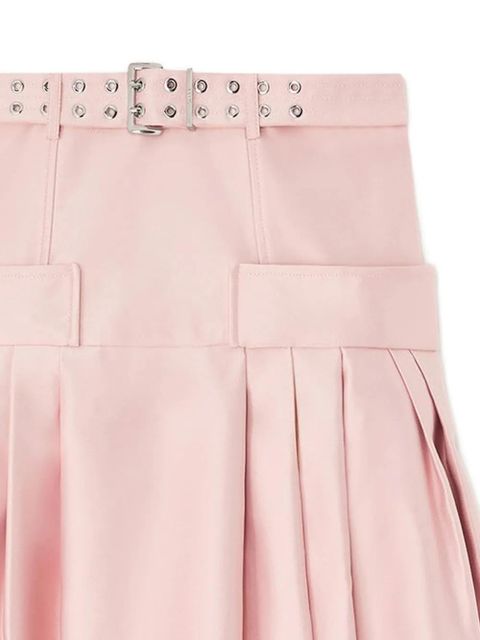 GANNI belted pleated skirt - Pink - zdjęcie produktu nr 2