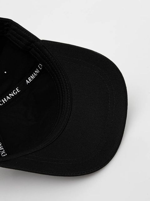 Armani Exchange czapka z daszkiem bawełniana