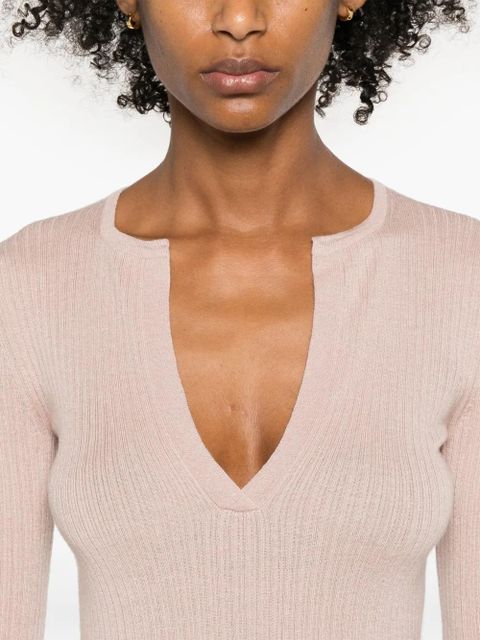 Max Mara ribbed-knit jumper - Pink