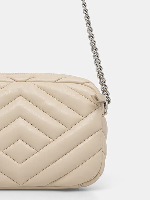 Armani Exchange torebka kolor beżowy 949158 4R742