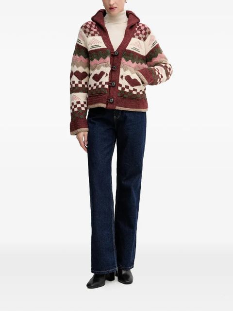 Barbour button-up cardigan - Red - zdjęcie produktu nr 2