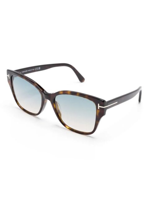TOM FORD Eyewear Elsa square-frame sunglasses - Brown - zdjęcie produktu nr 2