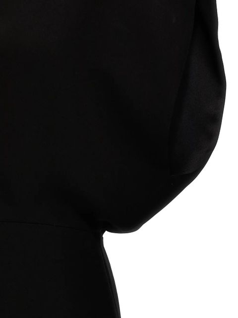 Max Mara mock-neck mini dress - Black