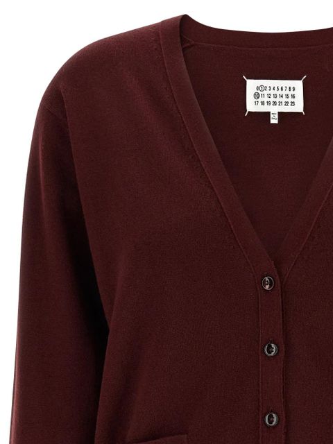 Maison Margiela V-neck cardigan - Red