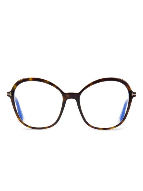 TOM FORD Eyewear cat-eye full-rim glasses - Brown - zdjęcie produktu nr 1