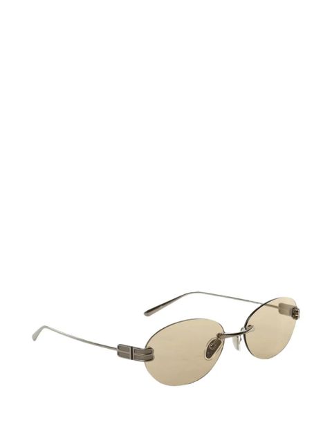 Balenciaga Gossip oval-frame sunglasses - Silver - zdjęcie produktu nr 2