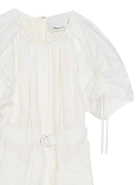 3.1 Phillip Lim belt pleated dress - Neutrals - zdjęcie produktu nr 2