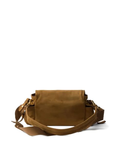 Prada Explore flap buckle-detail shoulder bag - Brown - zdjęcie produktu nr 2