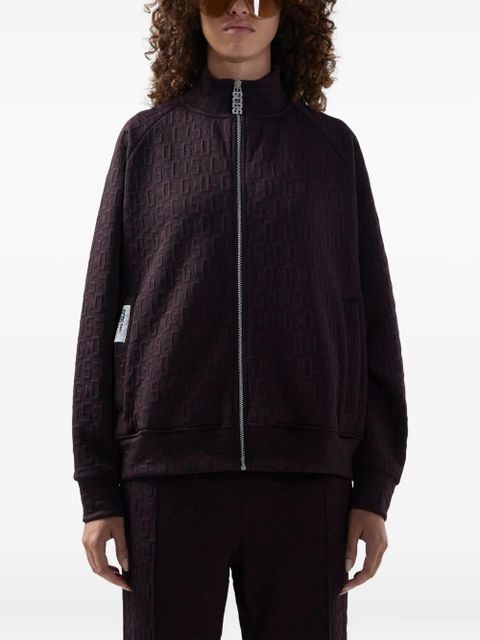 GCDS zip patterned jacket - Red - zdjęcie produktu nr 2