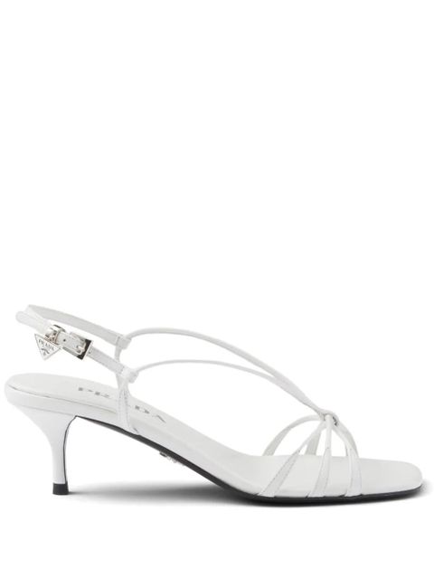 Prada 55mm leather sandals - White - zdjęcie produktu nr 1