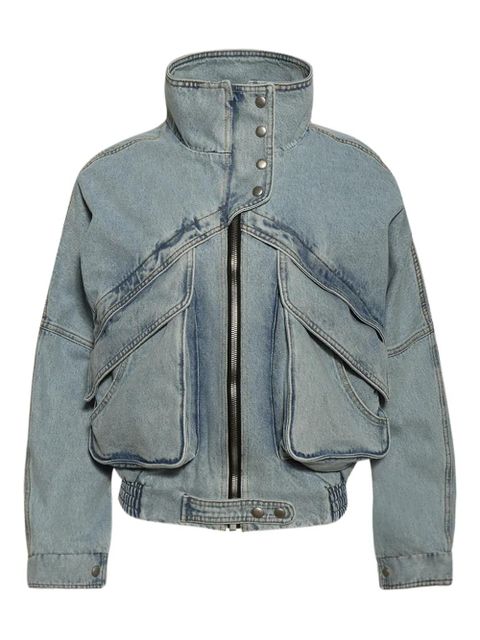 Magda Butrym zip-up denim jacket - Blue - zdjęcie produktu nr 1