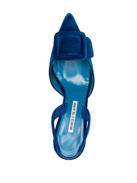 Manolo Blahnik 70mm Maysli pumps - Blue