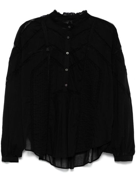 MARANT ÉTOILE Gelma blouse - Black - zdjęcie produktu nr 1