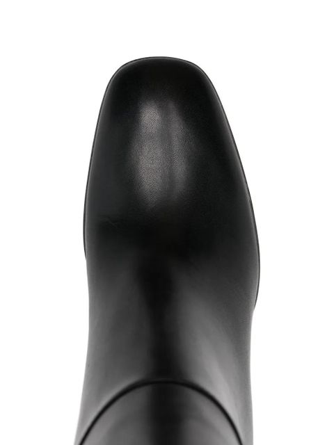 Saint Laurent 90mm buckle detail boots - Black - zdjęcie produktu nr 2