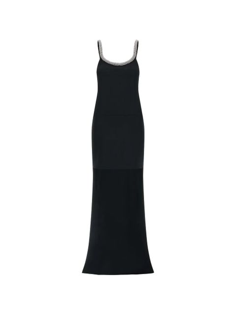 TOM FORD crystal asymmetrical-trawl dress - Black - zdjęcie produktu nr 2