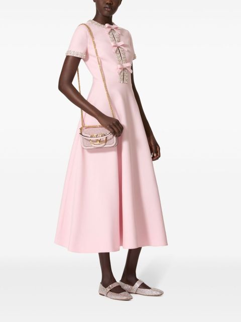 Valentino Garavani crystal-embellished dress - Pink