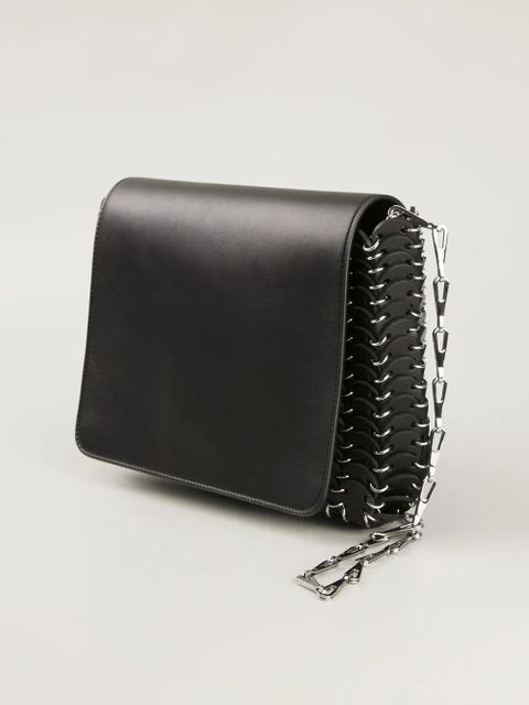 Rabanne chain mail shoulder bag - Black