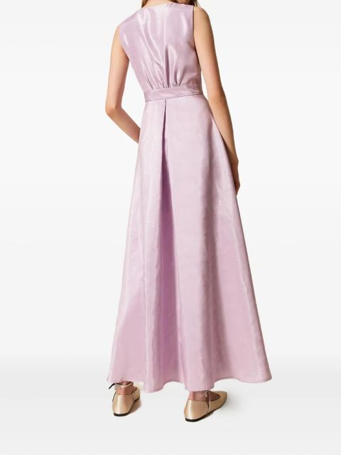 TWINSET sleeveless maxi dress - Purple
