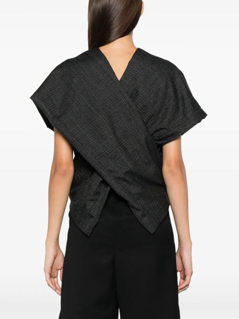 Balenciaga Tailored Pants top - Black