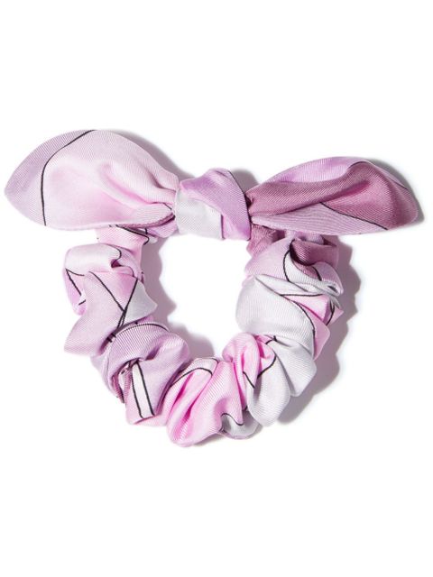 PUCCI Iride-print hair tie - Pink