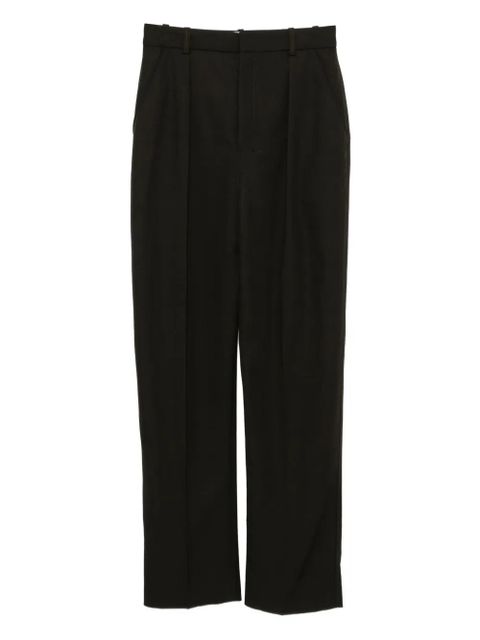 LEMAIRE pleated straight-leg trousers - Brown - zdjęcie produktu nr 1