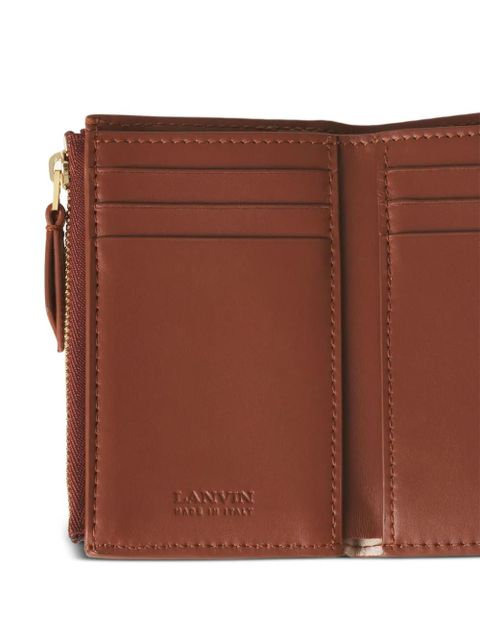 Lanvin zip-pocket leather wallet - Brown