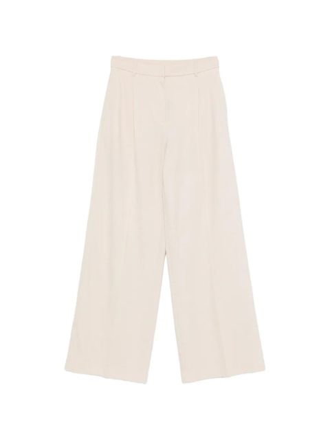 Max Mara textured wide leg trousers - Neutrals - zdjęcie produktu nr 1