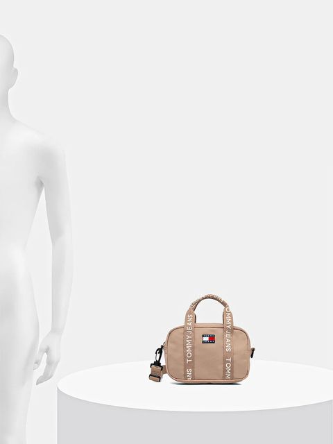 Tommy Jeans torebka kolor beżowy AW0AW17889