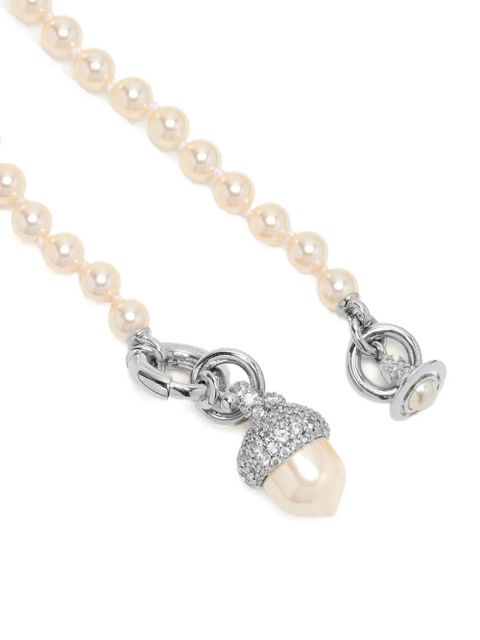 Vivienne Westwood Lucille pearl necklace - Silver - zdjęcie produktu nr 2