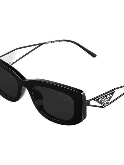 Prada Eyewear Symbole rectangle-frame sunglasses - Black