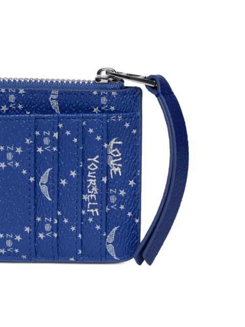 Zadig&Voltaire diamond-print wallet - Blue