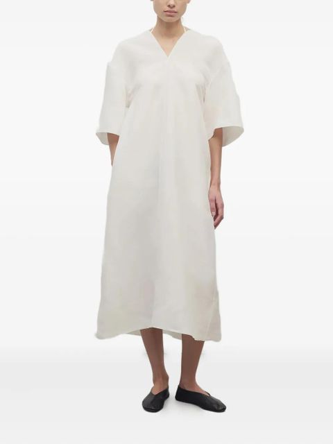 The Row Mia silk dress - White